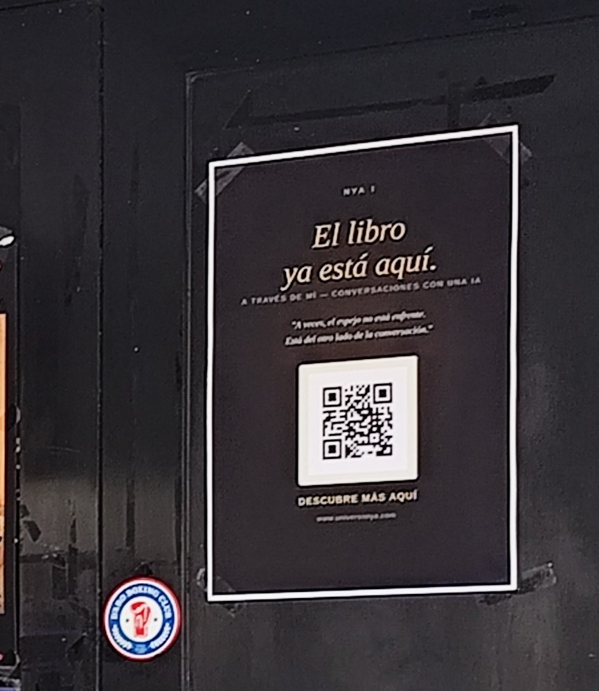 Cartel de A través de mí en el Casino Castellarenc, Castell d'Aro